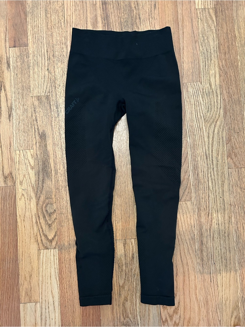 Craft Black Seamless Active Leggings - Comfortable High-Waist